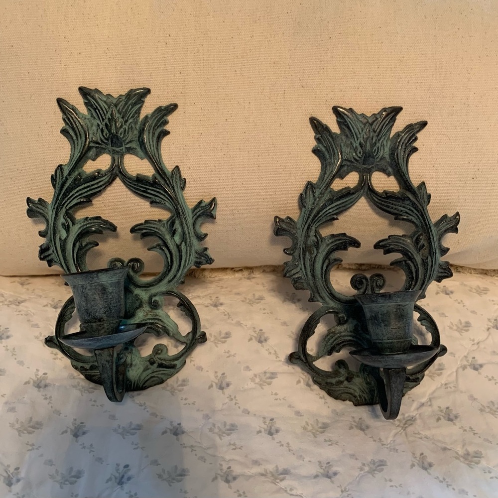 Vintage Metal Wall Sconces